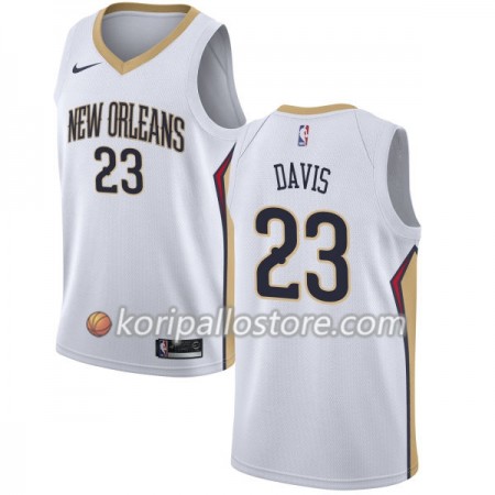 New Orleans Pelicans Anthony Davis 23 Nike 2017-18 Valkoinen Miesten Pelipaidat Swingman 